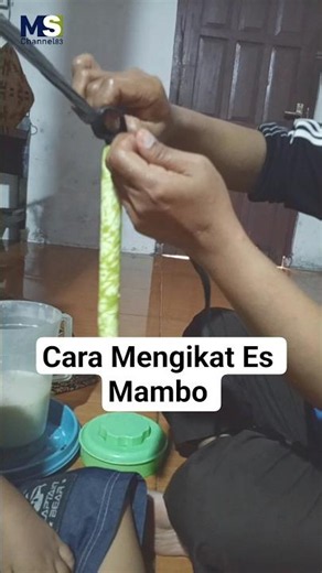 Cara Ikat Es Mambo yang Benar! Kuat, Rapi & Anti Bocor 🍧 Cocok untuk Jualan