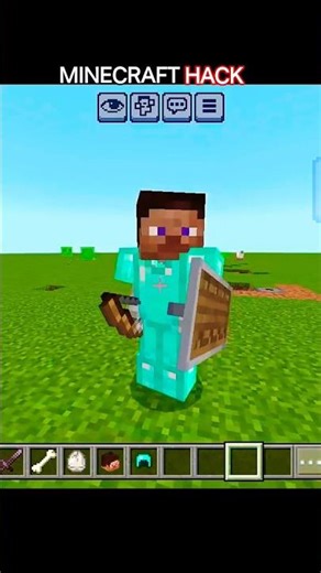 MINECRAFT Real Player Hack ,😶? #shots #minecraft #hack