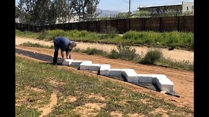 Artist Cosimo Cavallaro is building a border cheese wall out of cotija cheese