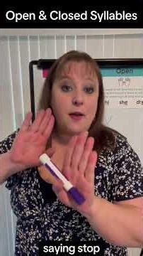 Here’s an example of how I map words for my first graders. ￼#syllables #phonics