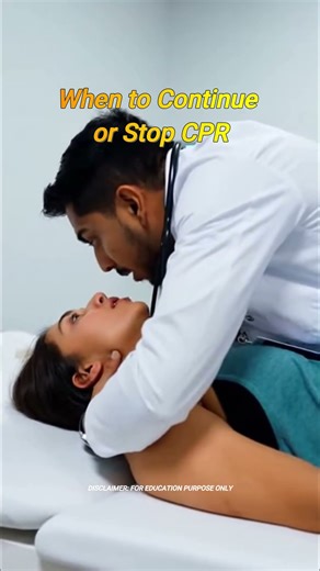 CPR Timing Guide | Continue or Stop #WhenToStop #ResponderTips