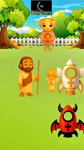 the earth will explode❗can jesus survive⁉️😥 #cartoon #animation #english #usa