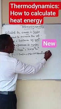 Thermodynamics energy