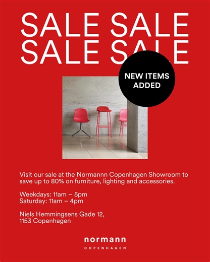 Up to 80% off – now with newly added items! | Normann Copenhagen