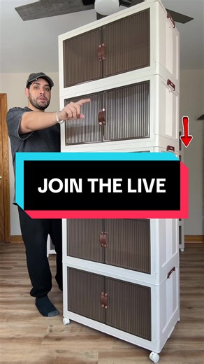 Join Our Live Mega Sale on Stackable Containers and Storage Solutions!