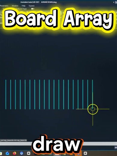 “Master AutoCAD Arrays: The Ultimate Guide for Board Layouts” | #shorts | #autocad