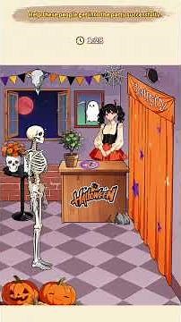 Halloween Party | Help these People Get Into the Party Successfully - Brain Puzzle 2 #game #gaming