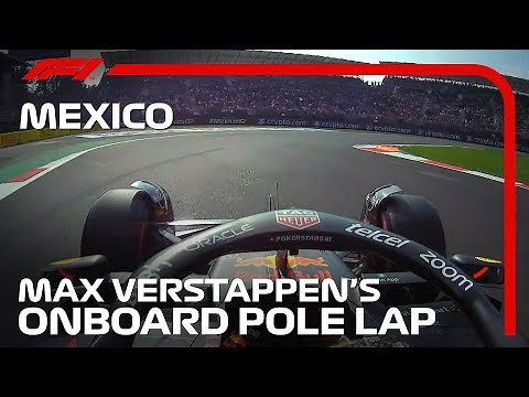 Max Verstappen's Onboard Pole Lap | 2022 Mexico City Grand Prix | Pirelli