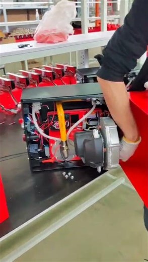 Gas burner assembly line manufacturing process 🔧