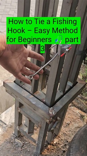 How to Tie a Fishing Hook – Easy Method for Beginners 🎣 part 3
