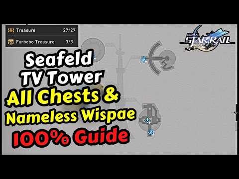 Honkai Star Rail Seafeld TV Tower All Chest Locations & Nameless Wispae & Furbobo Treasure