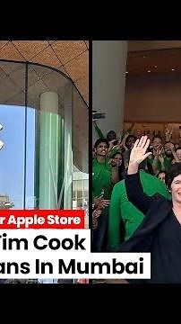 Watch How CEO Tim Cook Greeted Fans As India's First-Ever Apple Store Opened In Mumbai