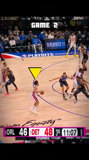 PART 1 - Unbelievable 30-3 Run in Game 2 😳 Magic at Pistons #NBA #shorts