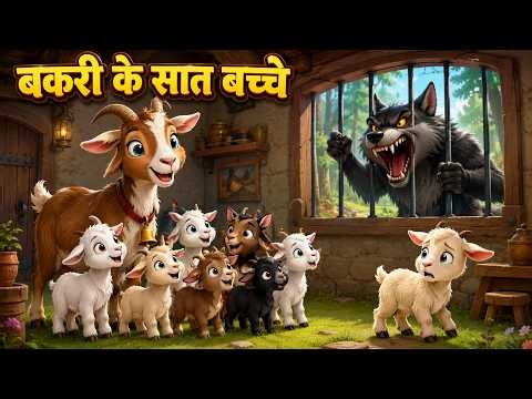 goat story & The Seven Little Goats | bakri ki kahani | chalak bakri | bakri | bakra | goat cartoon