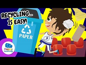 LIVE: ♻️ RECYCLING | What Happens to Our Trash? | Educational Videos for Children | @HappyLearningEN