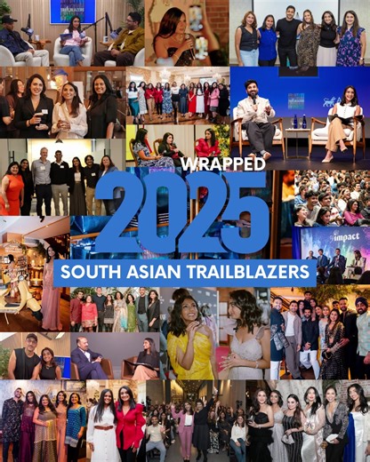 What a YEAR. 💙 In 2025, @SouthAsianTrailblazers..👇 🎉 Celebrated 5 years, 8 seasons, and 80 stories told 🌎 Gathered 1,000 of you IRL 🗓️Hosted you across 10 events in 8 cities and 2 countries 🧑‍🧑‍🧒Grew our community to 30K 🎙️ Recorded 5 live podcasts, elevating 20 South Asian leaders 📱 Reached 1.9 MILLION of you online 🤝 Partnered with 35 companies, small businesses, and nonprofits Trailblazers, this was a surreal year. We went on tour and broke boundaries an showed up in places and in 