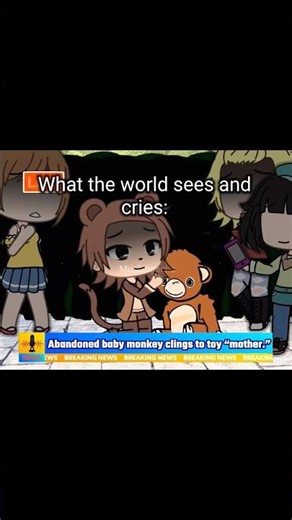 Poor Monkey, but…💔🦧// #gacha #gachalife #gachaclub #trending #viral #shorts #fyp