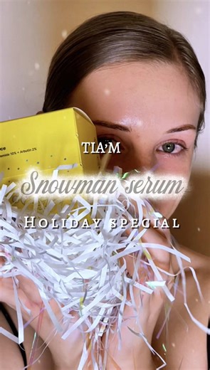 Winter Skincare Routine with TIAM's Snowman Serum