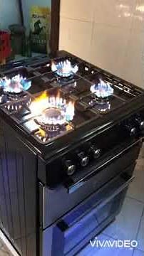 How to repair a gas cooker burning red/yellow flame to BLUE
