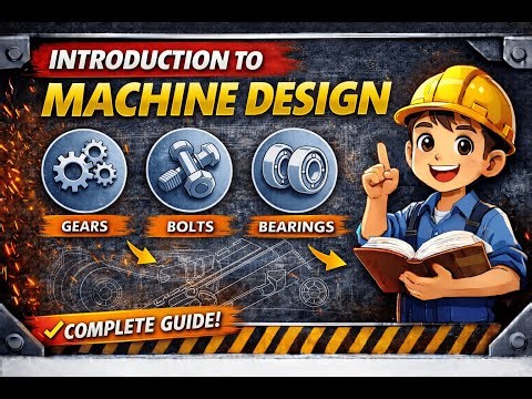 Introduction to Machine Design | Basics + Scope | Polytechnic Lecture