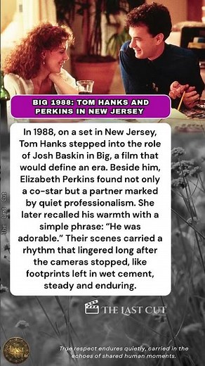 Big 1988 Tom Hanks And Perkins In New Jersey