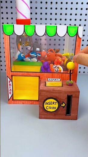 DIY TUNGTUNGTUNG Claw Machine from Paper | Papercraft Creations #short #papercraft