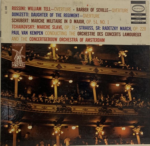 Paul van Kempen - Overtures And Marches: Rossini · Donizetti · Tchaikovsky · Strauss · Schubert - Paul Van Kempen Conducting