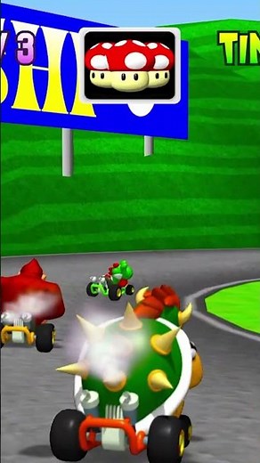 THE TRICK IN MARIO RACEWAY MARIO KART 64