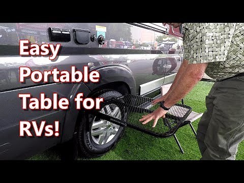 An Easy, Portable, RV Table - The TailGater Tire Table!