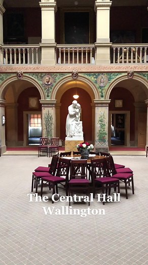 The wonderful Central Hall at Wallington. #house #hall #mansion #manor #manorhouse #countryhouse #countryhouses #englishcountryhouses #statelyhome #statelyhomes #historichouse #historichouses #historichome #historichomes #architecture #architecturephotography #architecturelovers #architecturalhistory #classic #victorianinterior #interior #interiors #wallington #statue