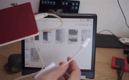 文石Onyx Boox Note Air外接USB存储功能测试（FAT格式没问题。exFAT，NTFS，和其他苹果文件格式好像不行？）