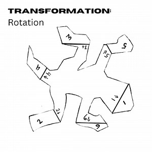Tessellation Art Worksheet Printable – M.C. Escher Inspired Lizard - Transformation Type: Rotation - Etsy UK
