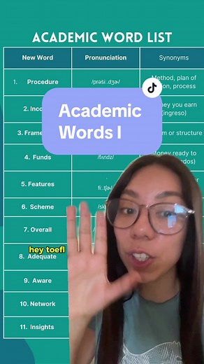 🎯 Want to boost your TOEFL vocabulary? Let’s dive into some key academic words that can take your score to the next level! ⭐️ #toefl #english #vocabulary #academicwords #academic #toeflibt #toeflitp #reading #toeflpreparation #awl #englishvocabulary #toefltip