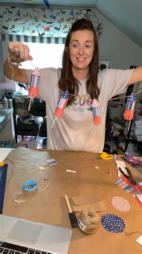 2.4K views · 52 reactions | Here's a Throwback to the Beginning - DIY Bottle Rocket Banner | The Celebration Co. | Facebook