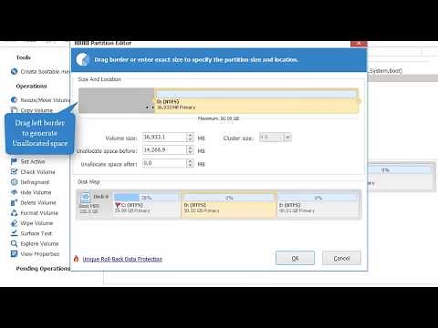 How to resize partition on Windows Server 2008 (R2)?