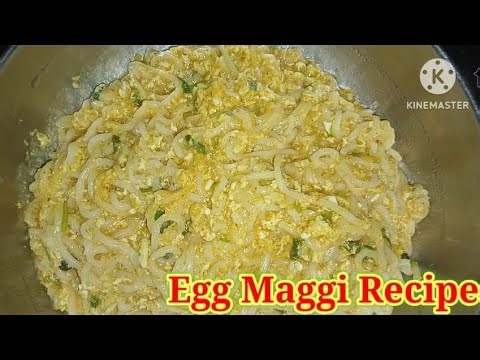 Egg Maggi Recipe 🤤|Egg Maggi Recipe Bengali |Two side kitchen