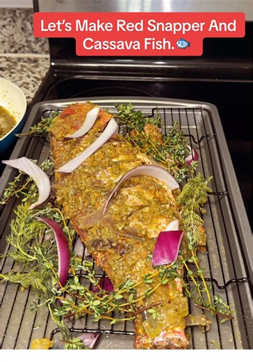 How to Make Red Snapper and Cassava Fish
