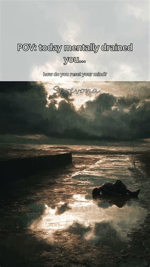 how do you reset your mind? 😞 #asmr #calm #rain