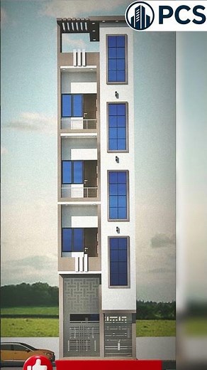 Stylish Modern Home Facade – Realistic 3D Render in Revit + Enscape #short