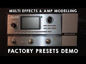 Mooer GE200 [] Factory Presets DEMO