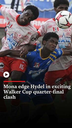Jamaica Observer on Instagram: "Defending champions Mona High waltzed into the semi-finals of the ISSA Walker Cup with a 3-2 win over Hydel High, despite playing with 10 men for the entire second half, at the Waterhouse Mini-Stadium on Monday. (Video: @yardie_sportsja) Read more: Click the link in our stories or the link in our bio."