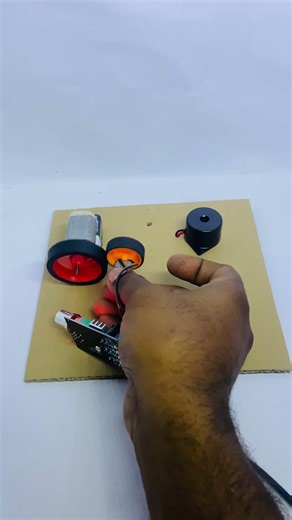 Simple Motor Car Project ⚡ Easy DIY Wheels Setup