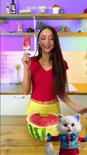 Es Krim Semangka: Manisnya Kucing dan Keceriaan 🍉😻