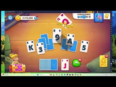Disney Solitaire Level 285 Completed | Aladdin Scene Epic Mode | F2P Smart Strategy