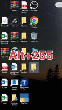 Shortcut keys of Create Folder, Without name, Change icons 😱#viralvideo #folder #createfolder