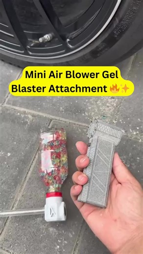 Mini Air Blower Gel Blaster Attachment for Turbo Jet Fan