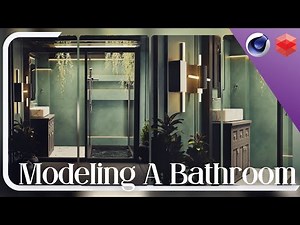 Modern Bathroom Showcase | Modeling A Bathroom | Cinema 4D | Redshift