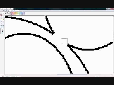 HOW TO DRAW MICKEY MOUSE USING PAINT IN THE COMPUTER!!