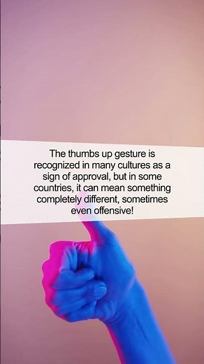 Did You Know? The Surprising Benefits of Thumbs Up!