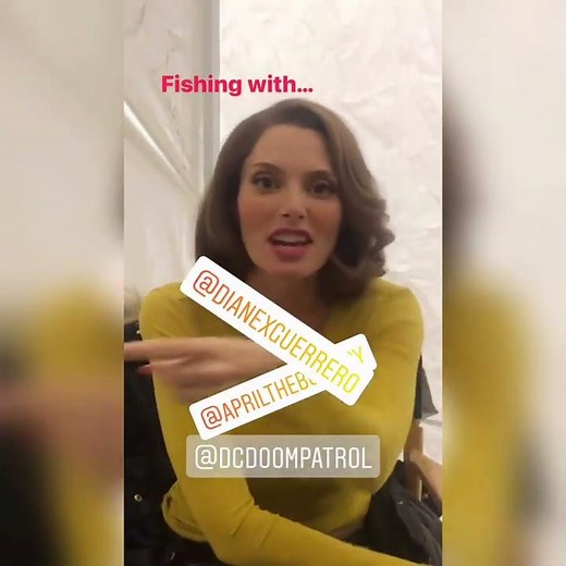 Diane guerrero and April bowlby on set Doom Patrol season 3 #114